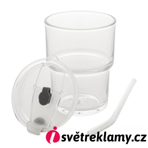 Glassip skleněný cestovní hrnek