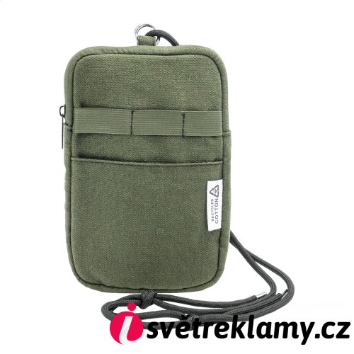 CanvaFon taška přes rameno z recyklovaného plátna na telefon