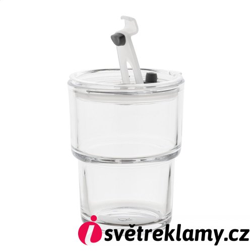 Glassip skleněný cestovní hrnek