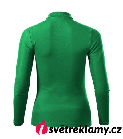 Pique Polo LS - Barva: královská modrá, Velikost: XS