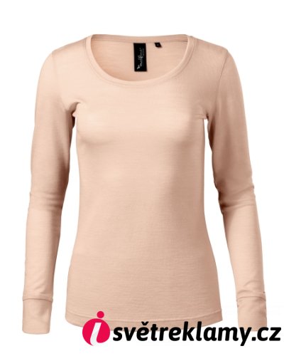 Merino Rise LS - Barva: tmavě šedý melír, Velikost: S