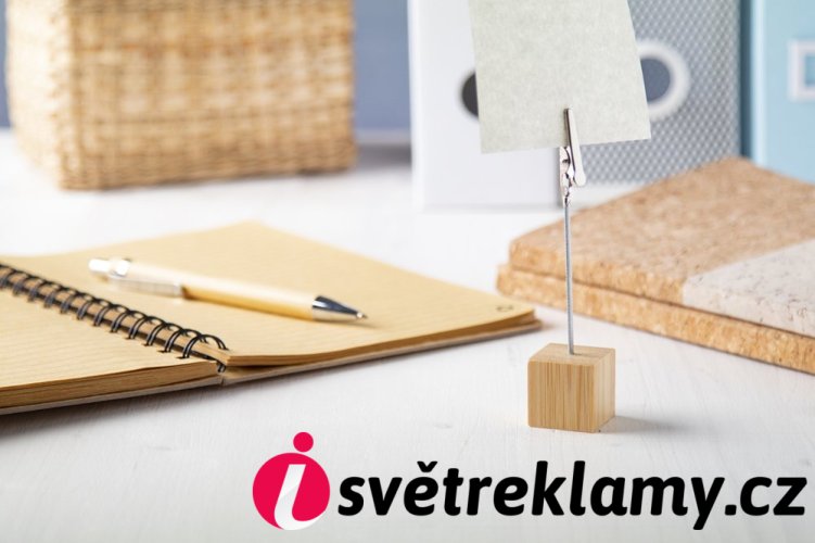 Bombra bambusový stojánek s klipem