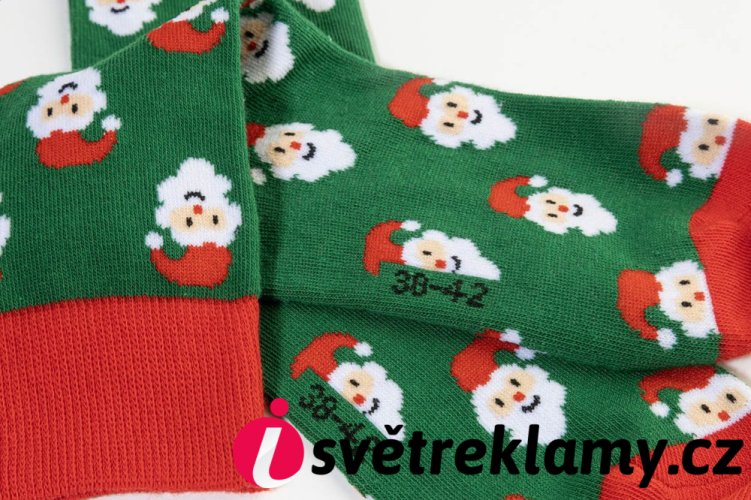 Julsokka vánoční ponožky, Santa Claus