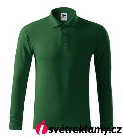 Pique Polo LS - Barva: bílá, Velikost: S