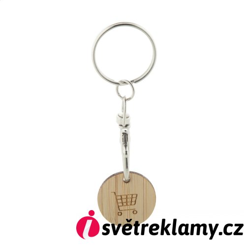 Boomarket přívěšek na klíče se žetonem do vozíku