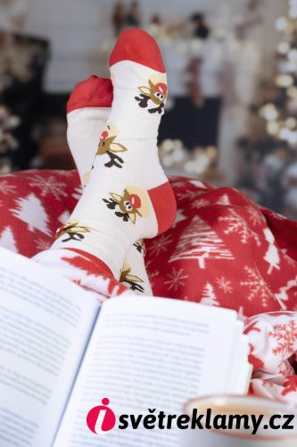 Julsokka vánoční ponožky, sob