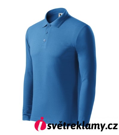 Pique Polo LS - Barva: bílá, Velikost: S