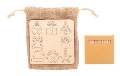 Ravya hra na vybarvení na přizpůsobení vánočních tvarů