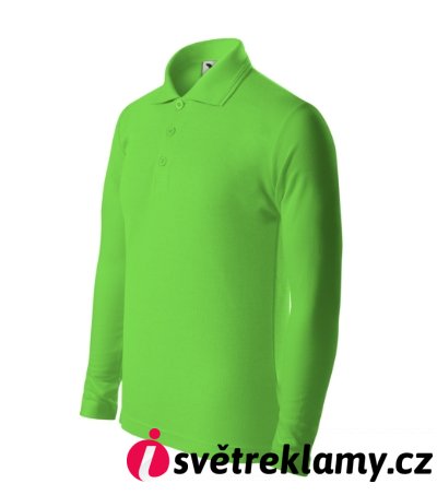 Pique Polo LS - Barva: nebesky modrá, Velikost: 158 cm/12 let