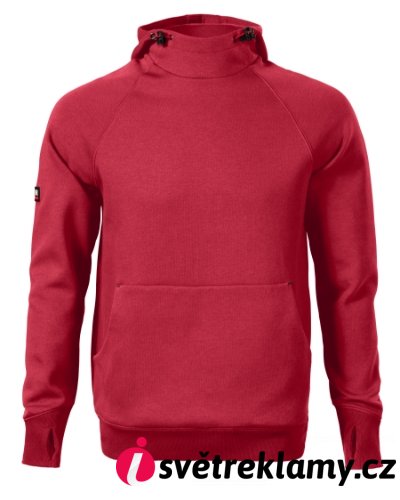 Vertex Hoodie - Barva: marlboro červená, Velikost: S