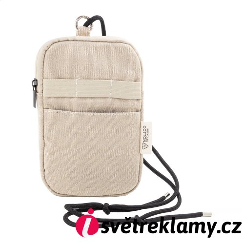 CanvaFon taška přes rameno z recyklovaného plátna na telefon
