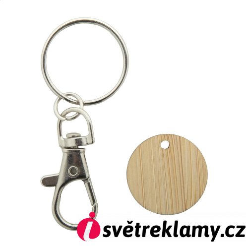 Boomarket přívěšek na klíče se žetonem do vozíku