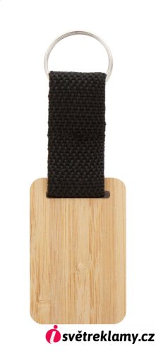 Stropp bambusový přívěšek na kíče, obdélník