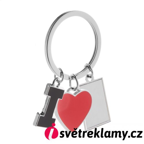 I Love přívěšek na klíče