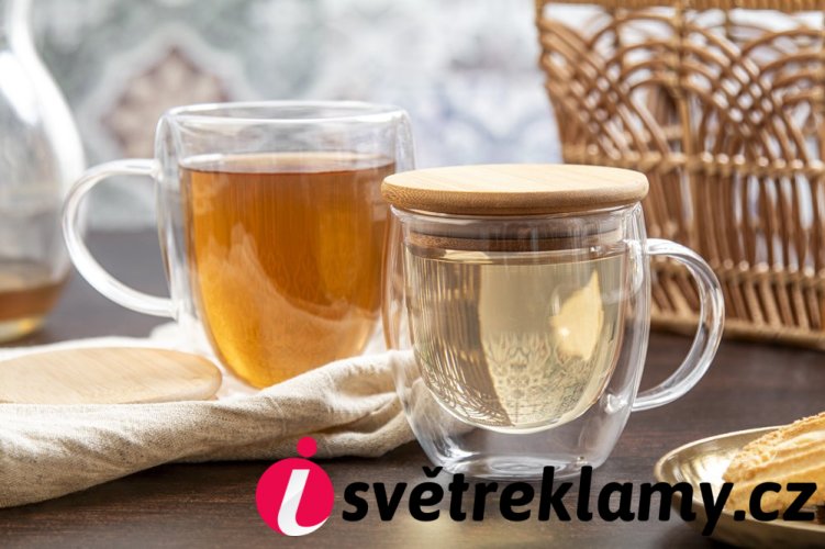 Grobina skleněný termo hrnek