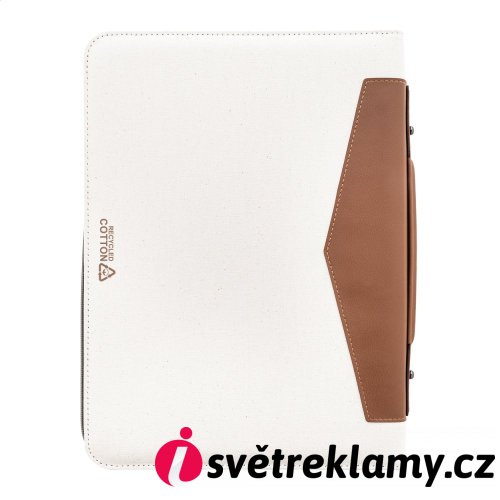 Carbasa Zip sloha na dokumenty z recyklovaného plátna