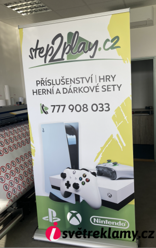 Double - oboustranný Roll Up banner