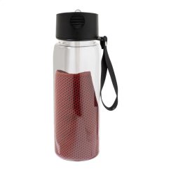 Fitmax sportovní lahev z RPET s ručníkem