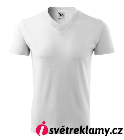 V-neck - Barva: bílá, Velikost: S
