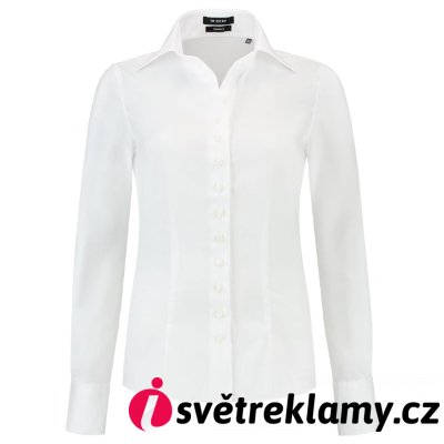 Fitted Blouse - Barva: blue, Velikost: 38