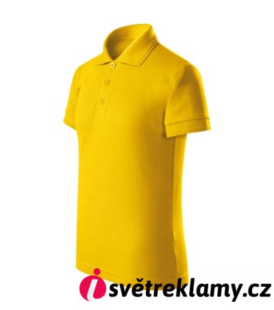 Pique Polo Free - Barva: tmavě šedý melír, Velikost: 158 cm/12 let