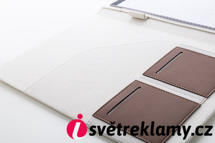 Carbasa A4 sloha na dokumenty z recyklovaného plátna