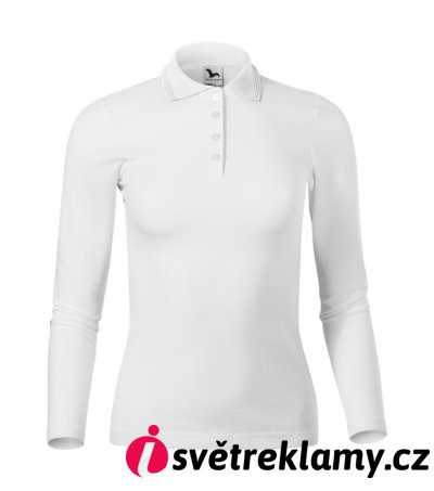 Pique Polo LS - Barva: královská modrá, Velikost: XS