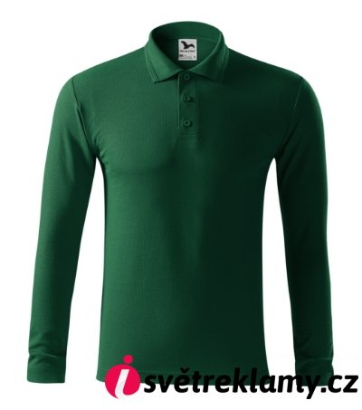 Pique Polo LS - Barva: bílá, Velikost: S