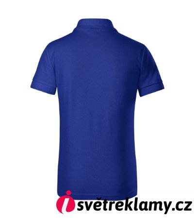 Pique Polo Free - Barva: tmavě šedý melír, Velikost: 158 cm/12 let