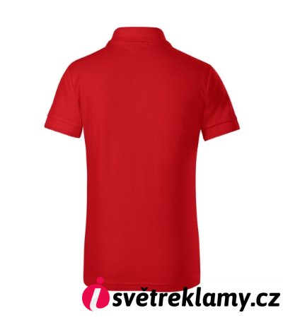 Pique Polo Free - Barva: tmavě šedý melír, Velikost: 158 cm/12 let