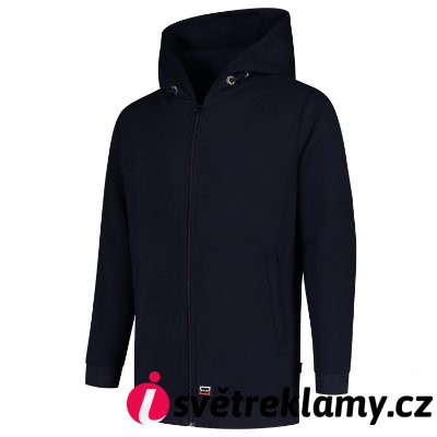 Hooded Sweat Jacket Washable 60°C - Barva: ink, Velikost: M
