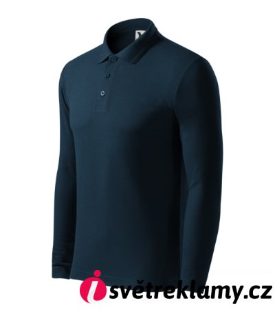 Pique Polo LS - Barva: bílá, Velikost: S