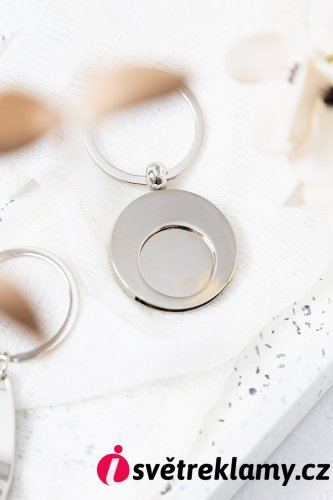 Cromo přívěsek na klíče do nákupního vozíku
