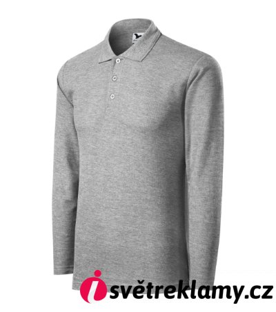 Pique Polo LS - Barva: bílá, Velikost: S