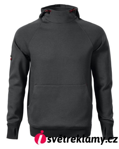 Vertex Hoodie - Barva: marlboro červená, Velikost: S