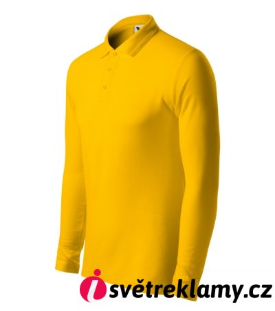 Pique Polo LS - Barva: bílá, Velikost: S