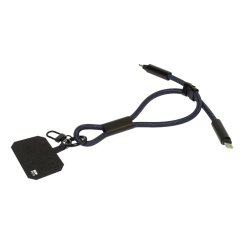 CuffCharge 60W RPET kabel s náramkem na mobil