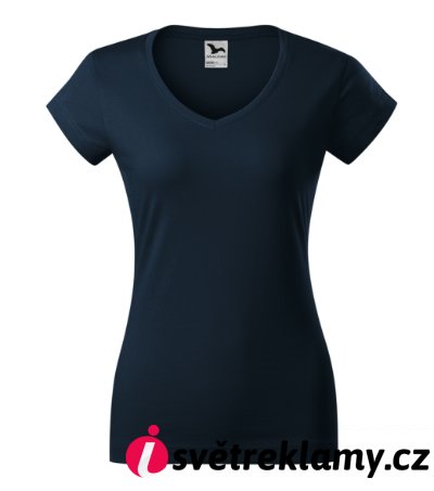 Fit V-neck - Barva: bílá, Velikost: XS