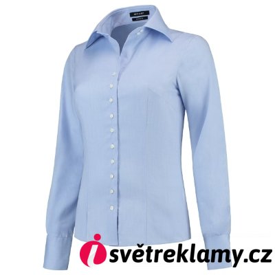 Fitted Blouse - Barva: blue, Velikost: 38