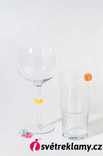 Cupperty sada rozlišovačů na skleničky