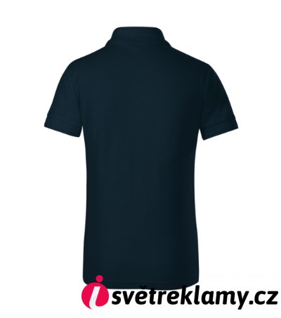 Pique Polo Free - Barva: tmavě šedý melír, Velikost: 158 cm/12 let