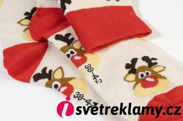 Julsokka vánoční ponožky, sob