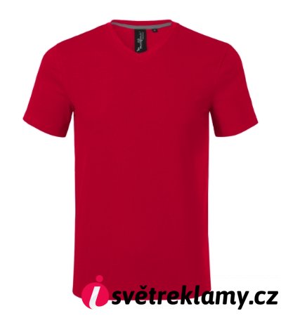 Action V-neck - Barva: garnet, Velikost: S