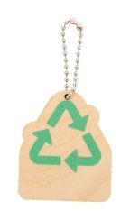 EcoRing přívěšek na klíče, recyklování