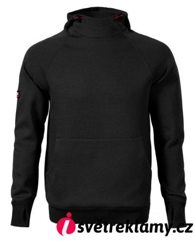 Vertex Hoodie - Barva: marlboro červená, Velikost: S