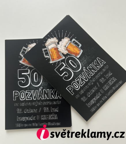 Leták neskládaný jednostranný A5