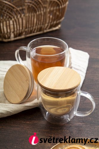 Grobina skleněný termo hrnek