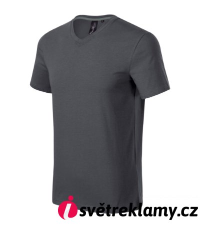 Action V-neck - Barva: garnet, Velikost: S