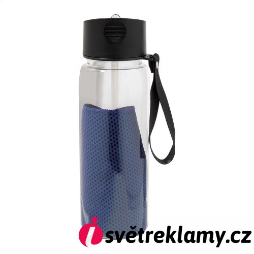 Fitmax sportovní lahev z RPET s ručníkem