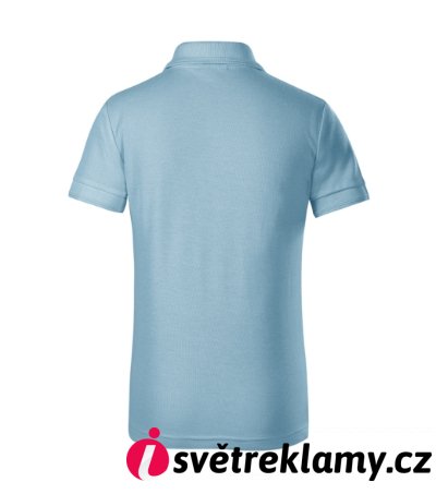 Pique Polo Free - Barva: tmavě šedý melír, Velikost: 158 cm/12 let